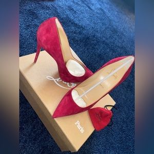 Christian Louis Vuitton so kate red pumps